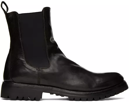 Черные ботинки челси Officine Creative Iconic 002