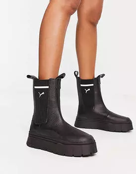 Черные ботинки челси Puma Mayze Stack