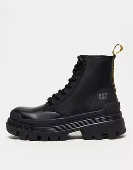 Черные ботинки на шнуровке CAT Hardwear Hi Cat Footwear