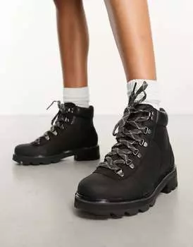 Черные ботинки на шнуровке Sorel Lennox Hiker
