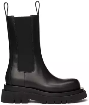 Черные ботинки 'The Lug' Bottega Veneta