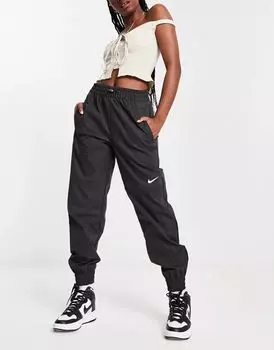 Черные брюки карго с логотипом Nike