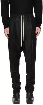 Черные брюки с кулиской Rick Owens