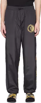 Черные брюки с окантовкой Versace Jeans Couture