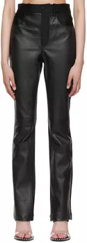 Черные брюки со вставками Alexander Wang