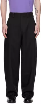 Черные брюки со вставками ZEGNA