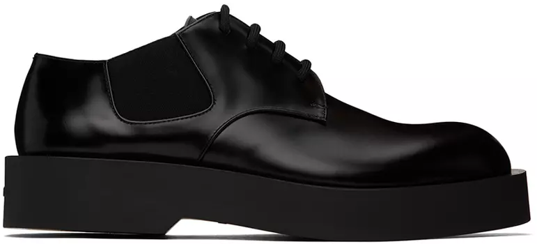 Черные дерби на шнуровке Jil Sander