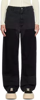Черные джинсы Carpenter MM6 Maison Margiela