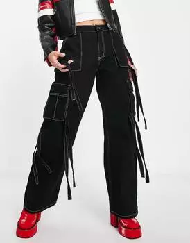 Черные джинсы карго ASOS DESIGN Ultimate