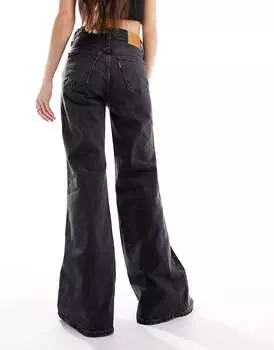 Черные джинсы Levi's Ribcage Bells