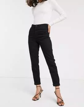 Черные джинсы мам Topshop