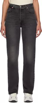 Черные джинсы Ribcage Full Length Levi's