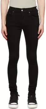 Черные джинсы с эффектом потертости AMIRI