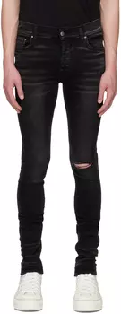 Черные джинсы с разрезом AMIRI