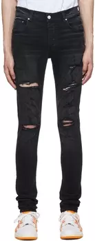 Черные джинсы с разрезом AMIRI
