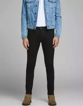 Черные джинсы скинни Jack & Jones Liam