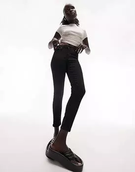 Черные джинсы Topshop Petite Jamie