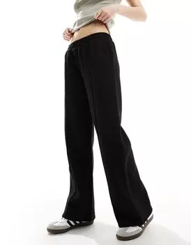 Черные джоггеры прямого кроя ASOS DESIGN