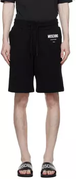 Черные фантазийные шорты Moschino