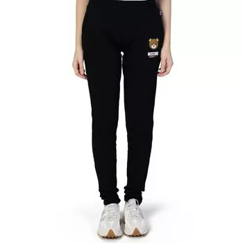 Черные хлопковые джинсы и брюки Moschino