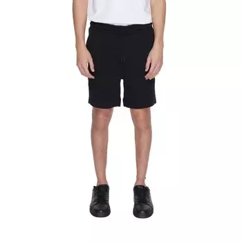 Черные хлопковые шорты Hugo Boss