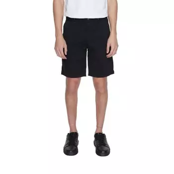 Черные хлопковые шорты Hugo Boss