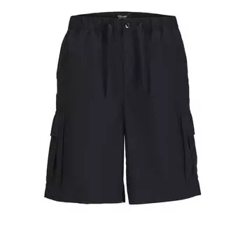 Черные хлопковые шорты Jack & Jones