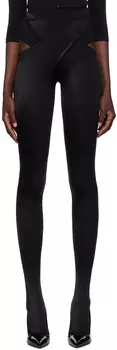 Черные колготки Mugler Edition Wolford