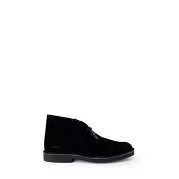 Черные кожаные ботинки Clarks