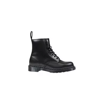 Черные кожаные ботинки Dr. Martens