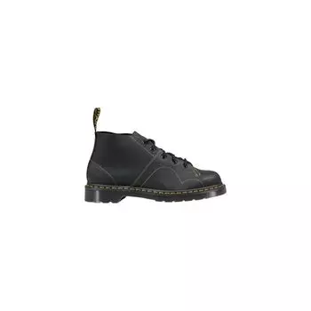 Черные кожаные ботинки Dr. Martens