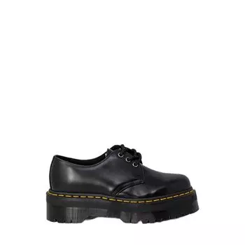 Черные кожаные кроссовки Dr. Martens