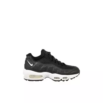Черные кожаные кроссовки Nike