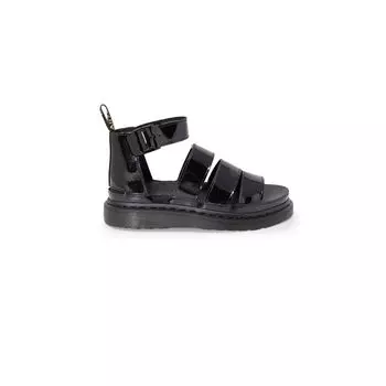 Черные кожаные сандалии Dr. Martens