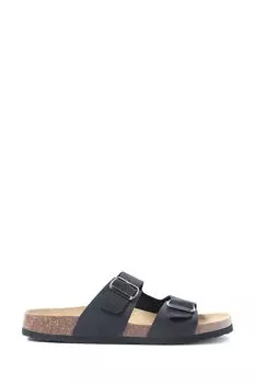 Черные кожаные сандалии Jones Bootmaker, черный