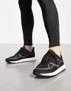 Черные кроссовки BOSS Casual Titanium Runn