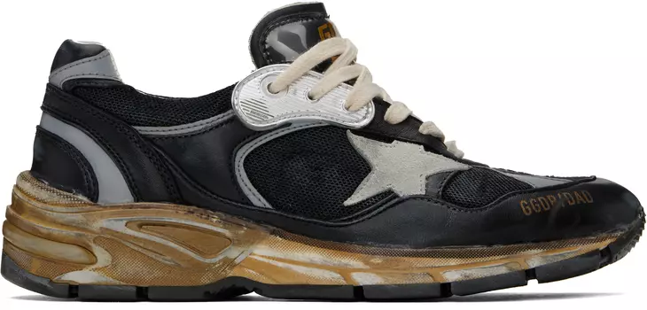 Черные кроссовки Dad-Star Golden Goose