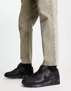 Черные кроссовки Nike Air Max 90 Recraft