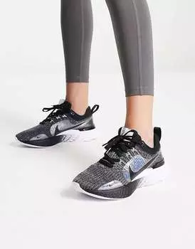 Черные кроссовки Nike React Infinity Run Fly Knit
