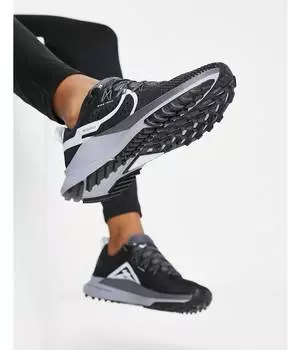 Черные кроссовки Nike Running React Pegasus Trail 4