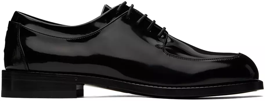 Черные лакированные дерби Ferragamo