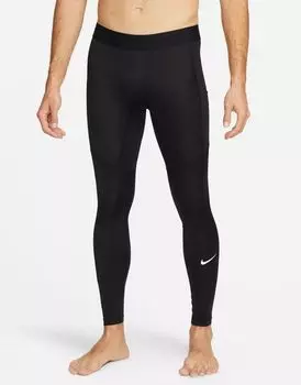 Черные леггинсы Nike Dri-FIT