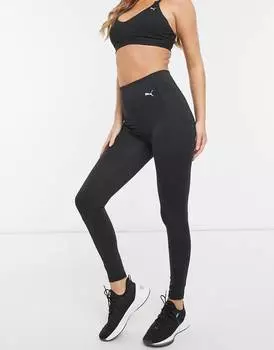 Черные леггинсы с завышенной талией 7/8 Puma Training Favorite