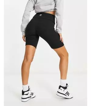 Черные леггинсы-шорты adidas Originals adicolor