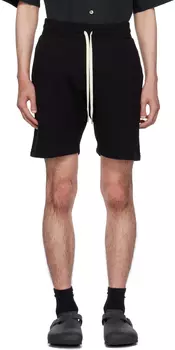 Черные малиновые шорты John Elliott