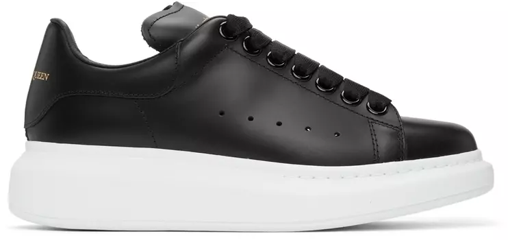 Черные массивные кеды Alexander McQueen