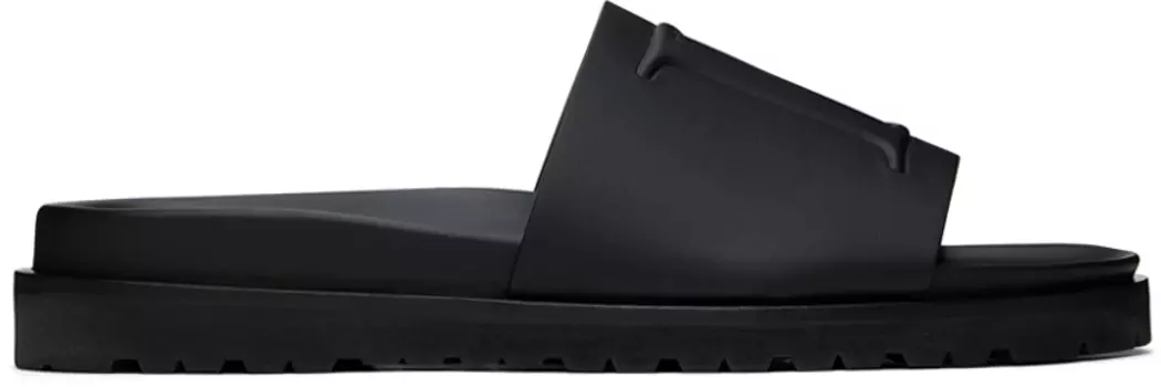 Черные массивные сандалии D2 Dsquared2