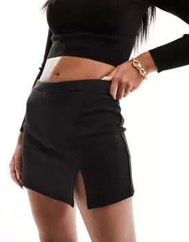 Черные мини-юбки-понте Miss Selfridge