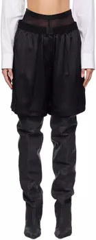 Черные многослойные боксеры Alexander Wang