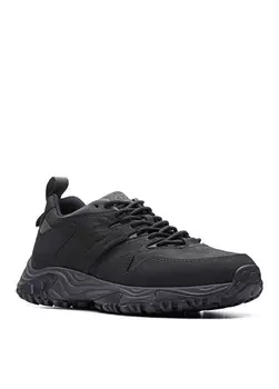 Черные мужские кожаные кроссовки Clarks